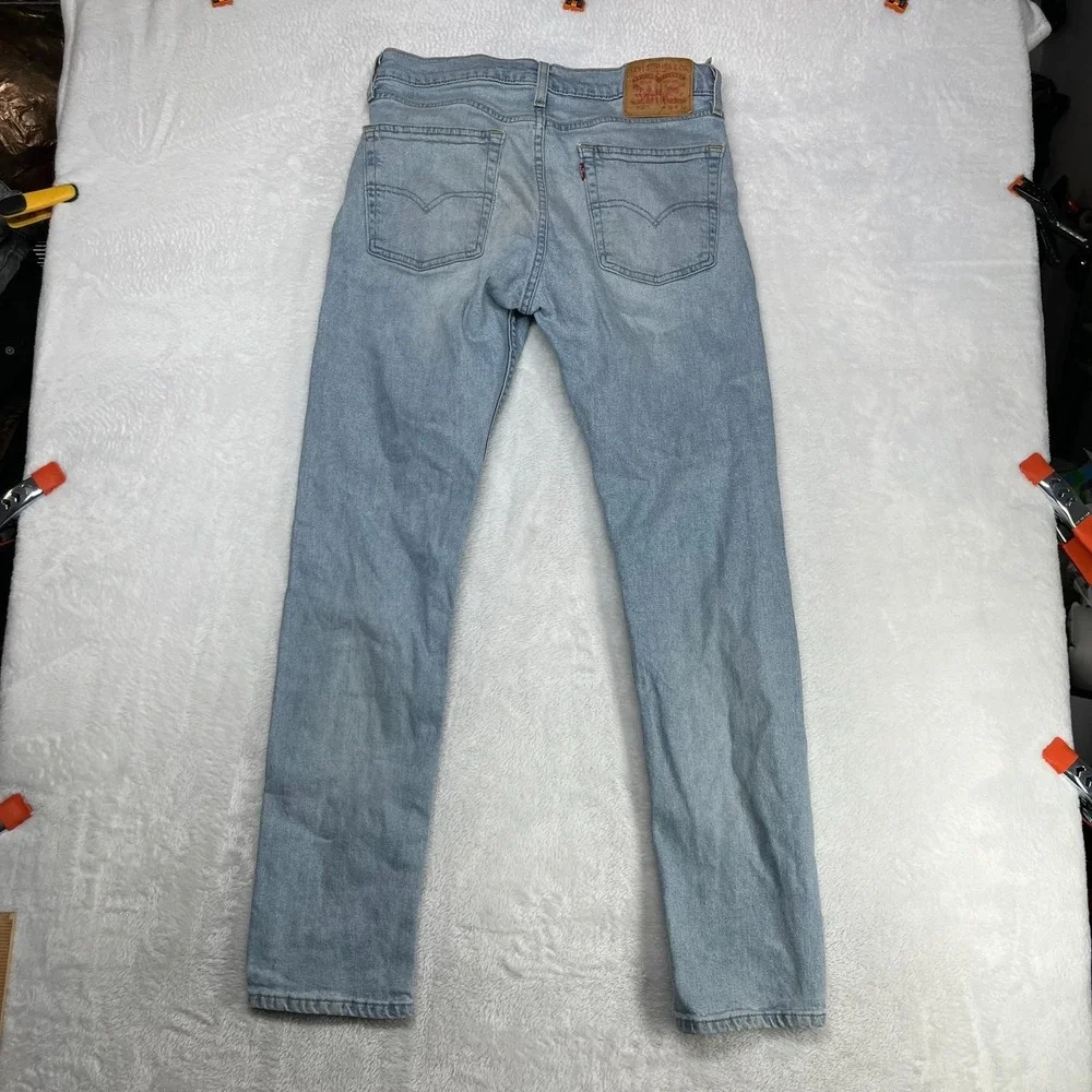 Levi's 510 Jeans Men's Blue Denim Stretch Mid Rise Slim Straight Zip Fly - 31X30